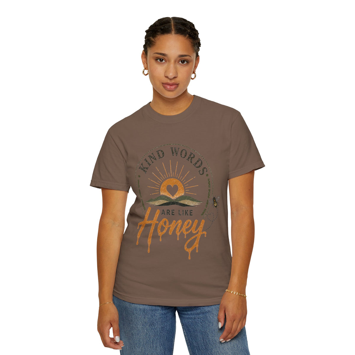 Kind Words Are Like Honey T-shirt | Bee Sun Graphic Tee