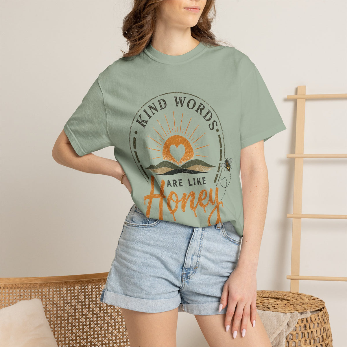 Kind Words Are Like Honey T-shirt | Bee Sun Graphic Tee